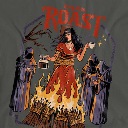 Charcoal - Side - Steven Rhodes Unisex Adult Dark Roast T-Shirt