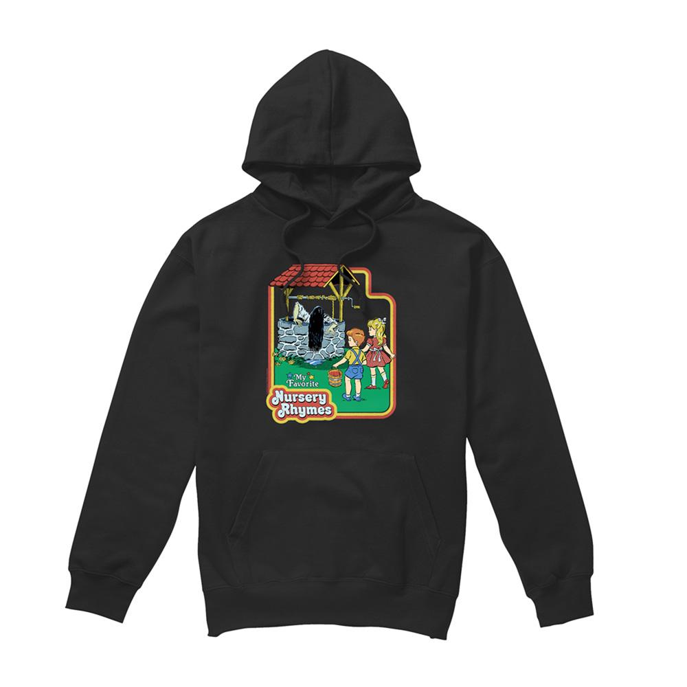 Black - Front - Steven Rhodes Unisex Adult Nursery Rhymes Hoodie