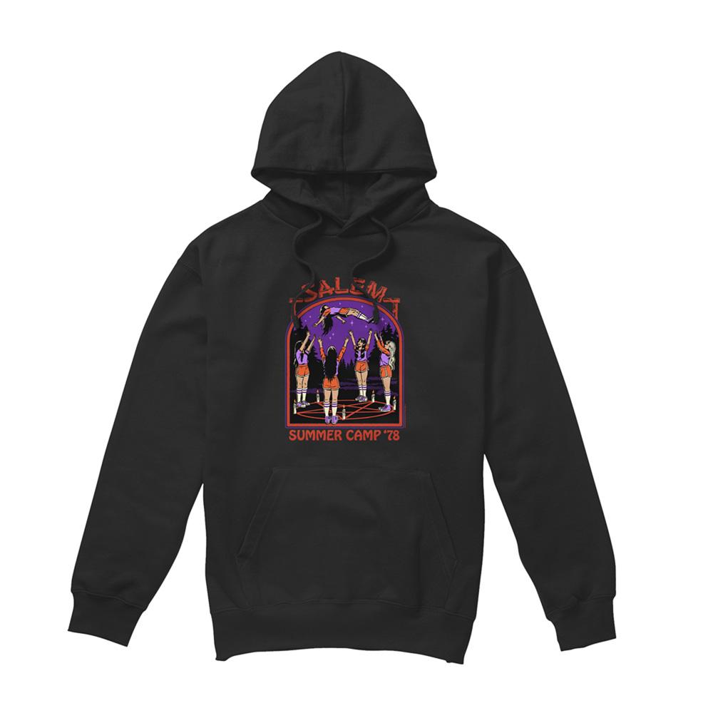 Black - Front - Steven Rhodes Unisex Adult Salem Summer Camp Hoodie