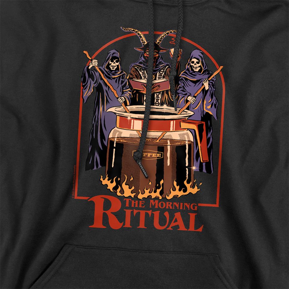 Black - Side - Steven Rhodes Unisex Adult The Morning Ritual Hoodie