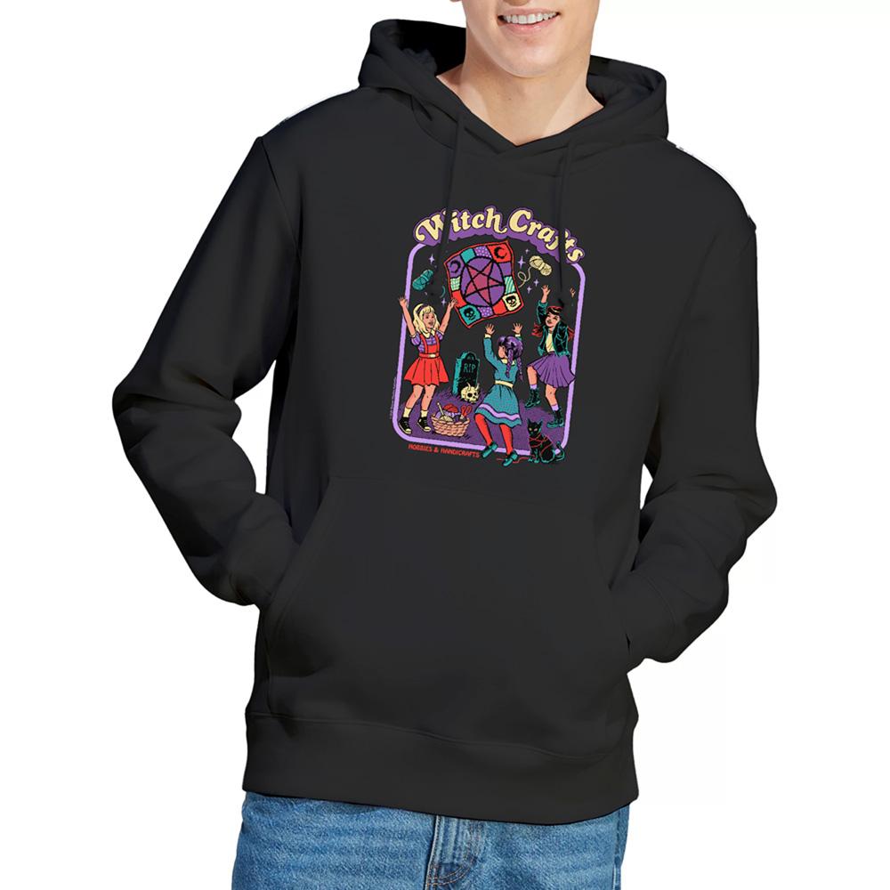 Black - Back - Steven Rhodes Unisex Adult Witch Crafts Hoodie