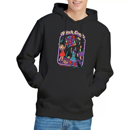 Black - Back - Steven Rhodes Unisex Adult Witch Crafts Hoodie