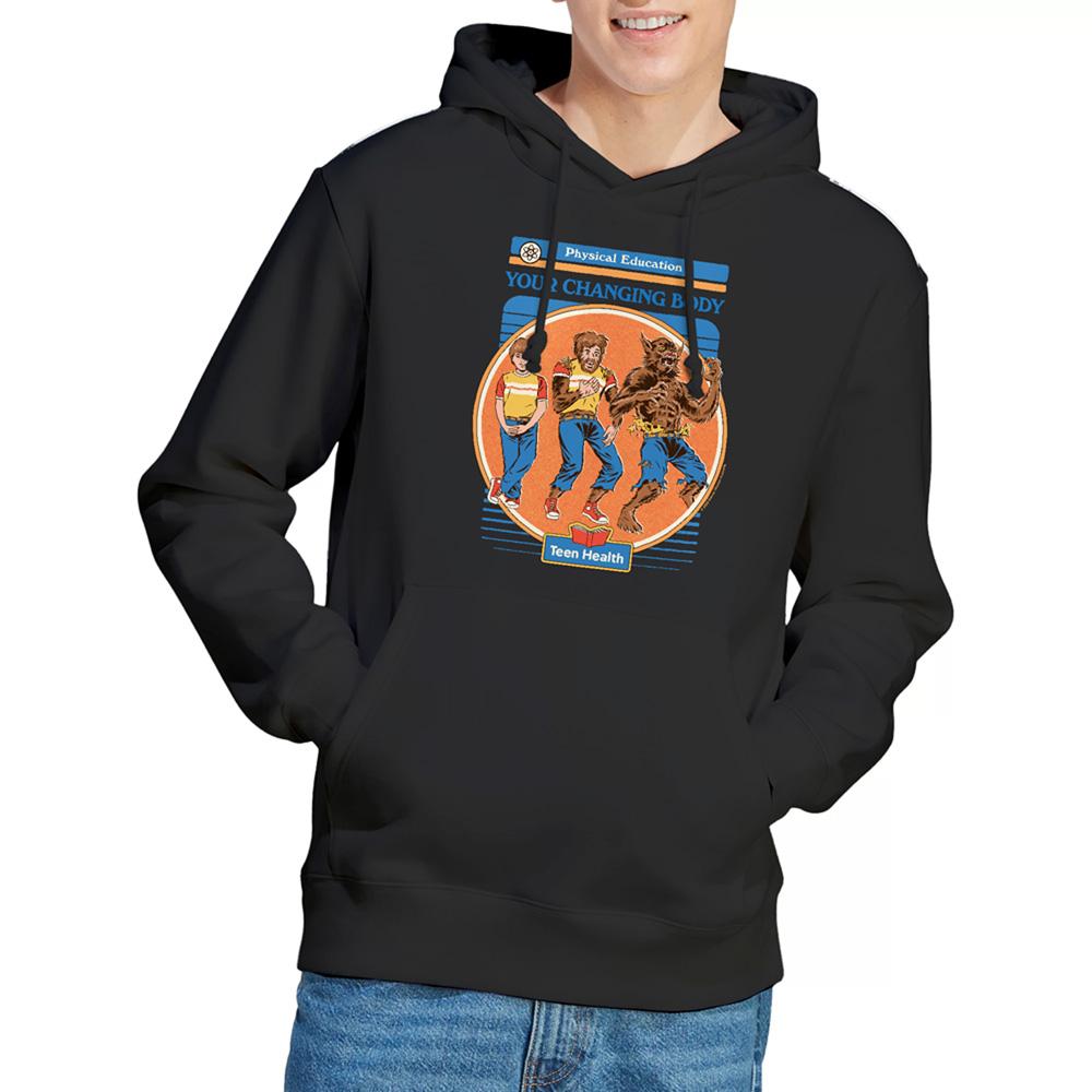 Black - Back - Steven Rhodes Unisex Adult Your Changing Body Hoodie