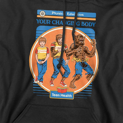 Black - Side - Steven Rhodes Unisex Adult Your Changing Body Hoodie