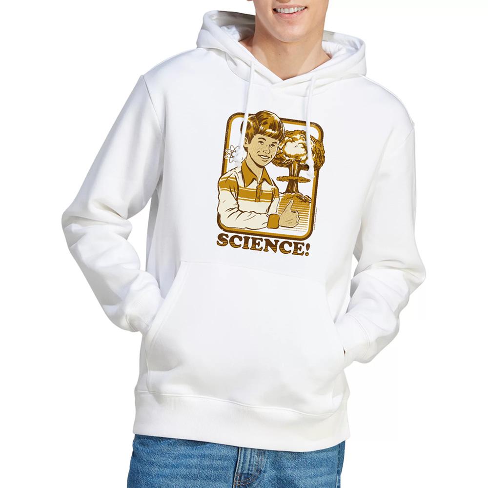 White - Back - Steven Rhodes Unisex Adult Science Hoodie