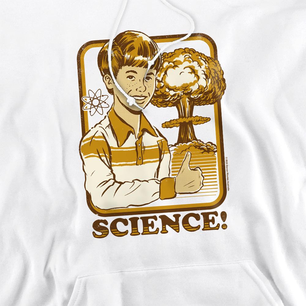 White - Side - Steven Rhodes Unisex Adult Science Hoodie