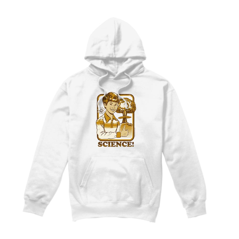 White - Front - Steven Rhodes Unisex Adult Science Hoodie
