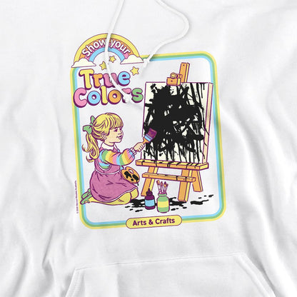 White - Side - Steven Rhodes Unisex Adult Show Your True Colors Hoodie