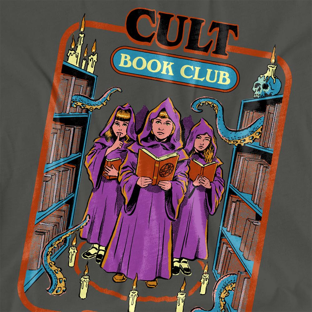 Charcoal - Side - Steven Rhodes Womens-Ladies Cult Book Club T-Shirt