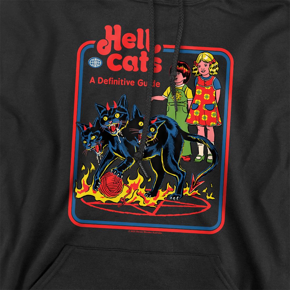 Black - Side - Steven Rhodes Unisex Adult Hell Cats Hoodie