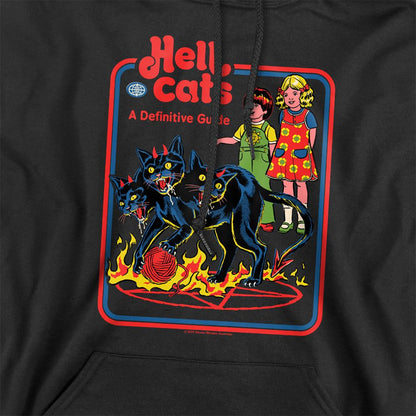 Black - Side - Steven Rhodes Unisex Adult Hell Cats Hoodie