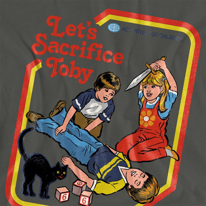 Black - Side - Steven Rhodes Womens-Ladies Let´s Sacrifice Toby T-Shirt
