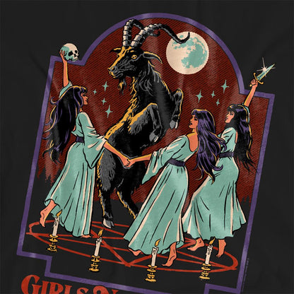Black - Pack Shot - Steven Rhodes Womens-Ladies Girl´s Night Out T-Shirt