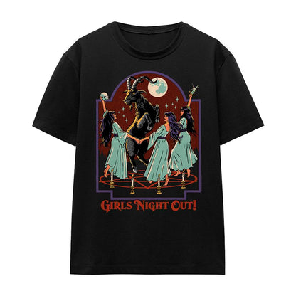 Black - Front - Steven Rhodes Womens-Ladies Girl´s Night Out T-Shirt