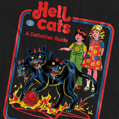 Black - Side - Steven Rhodes Womens-Ladies Hell Cats T-Shirt