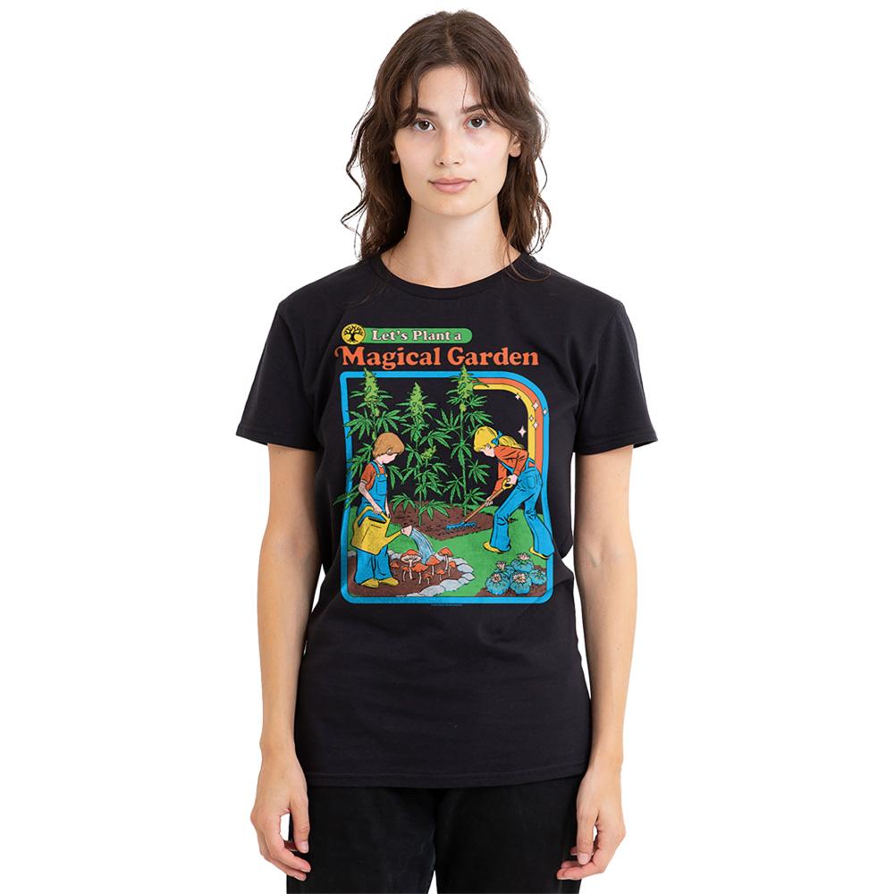 let's plant a magical garden Steven Rhodes Womens/Ladies Let´s Plant A Magical Garden T-Shirt –  Universal Textiles