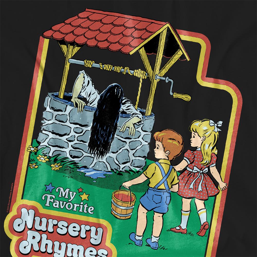 Black - Pack Shot - Steven Rhodes Womens-Ladies Nursery Rhymes T-Shirt
