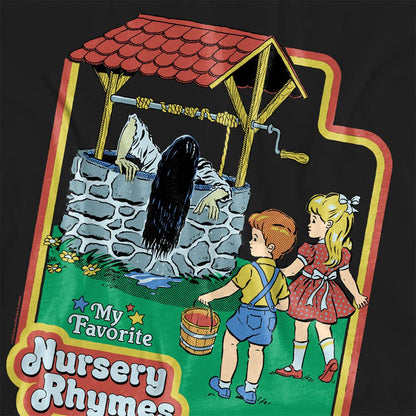 Black - Pack Shot - Steven Rhodes Womens-Ladies Nursery Rhymes T-Shirt