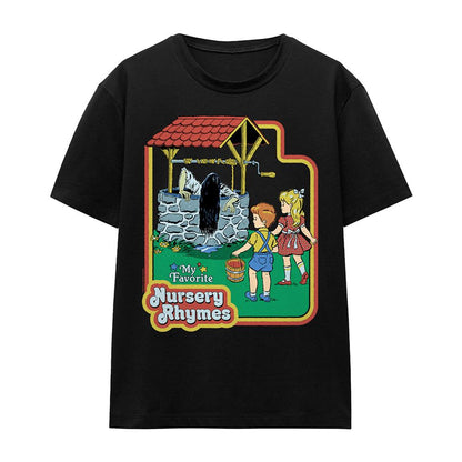 Black - Front - Steven Rhodes Womens-Ladies Nursery Rhymes T-Shirt
