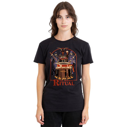 Black - Back - Steven Rhodes Womens-Ladies The Morning Ritual T-Shirt