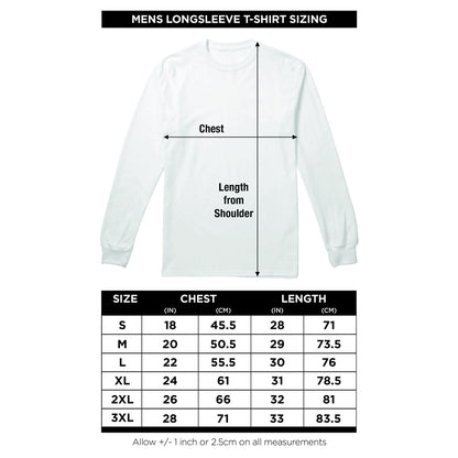 Black - Back - Steven Rhodes Unisex Adult Anxiety Attack Long-Sleeved T-Shirt