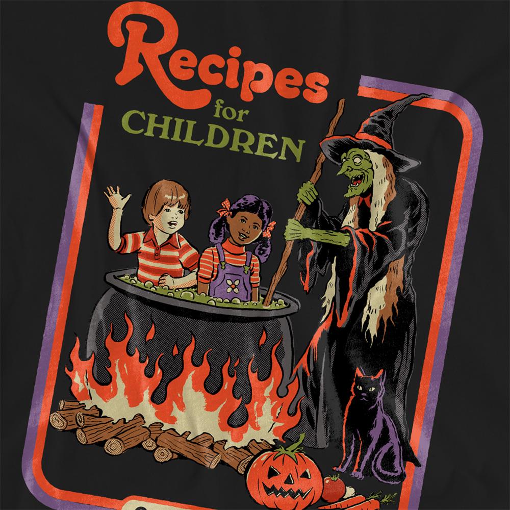 Black - Pack Shot - Steven Rhodes Womens-Ladies Recipes For Children T-Shirt
