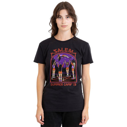 Black - Back - Steven Rhodes Womens-Ladies Salem Summer Camp T-Shirt