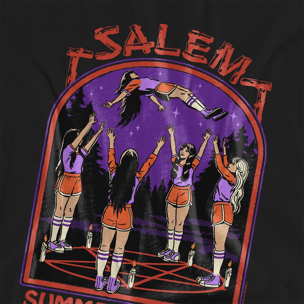 Black - Side - Steven Rhodes Womens-Ladies Salem Summer Camp T-Shirt