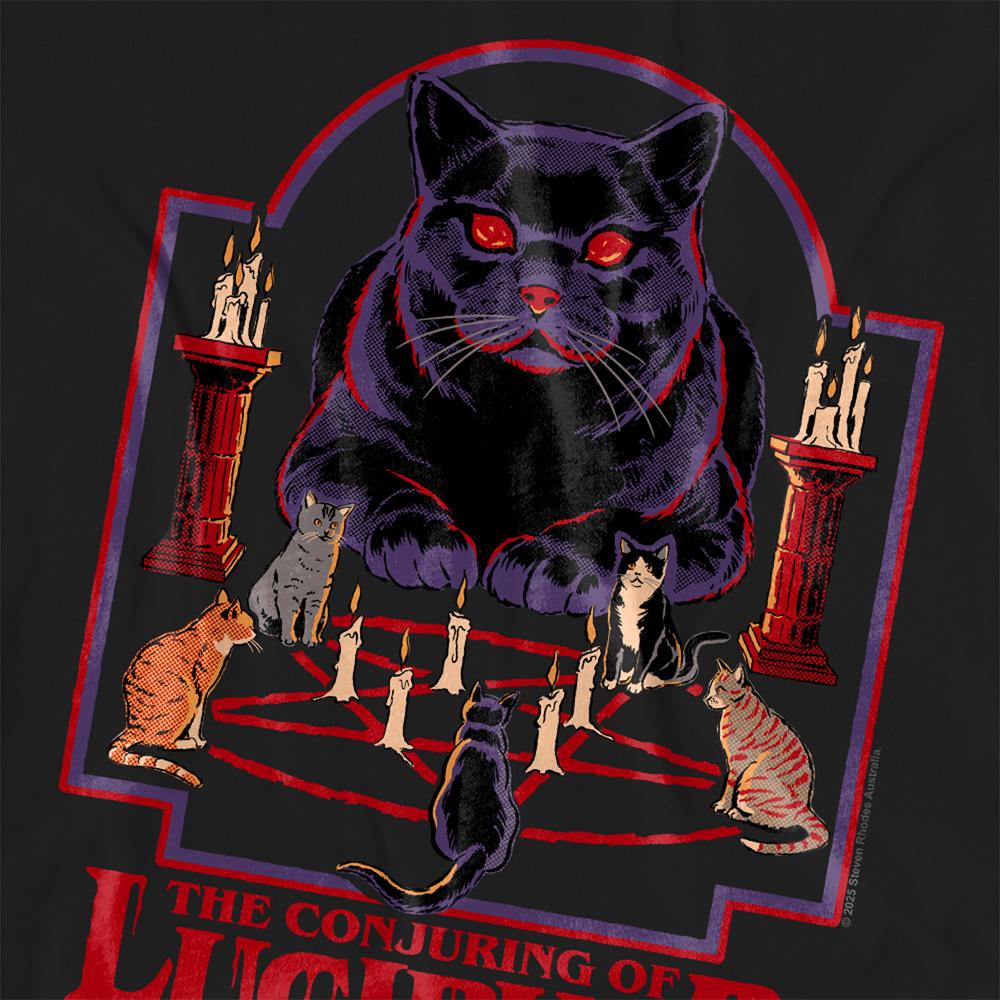 Black - Pack Shot - Steven Rhodes Womens-Ladies Lucipurr T-Shirt