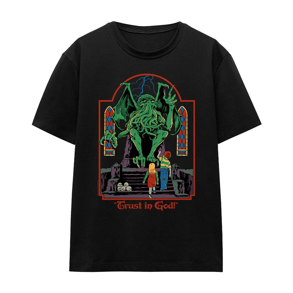 Black - Front - Steven Rhodes Womens-Ladies Trust In God T-Shirt