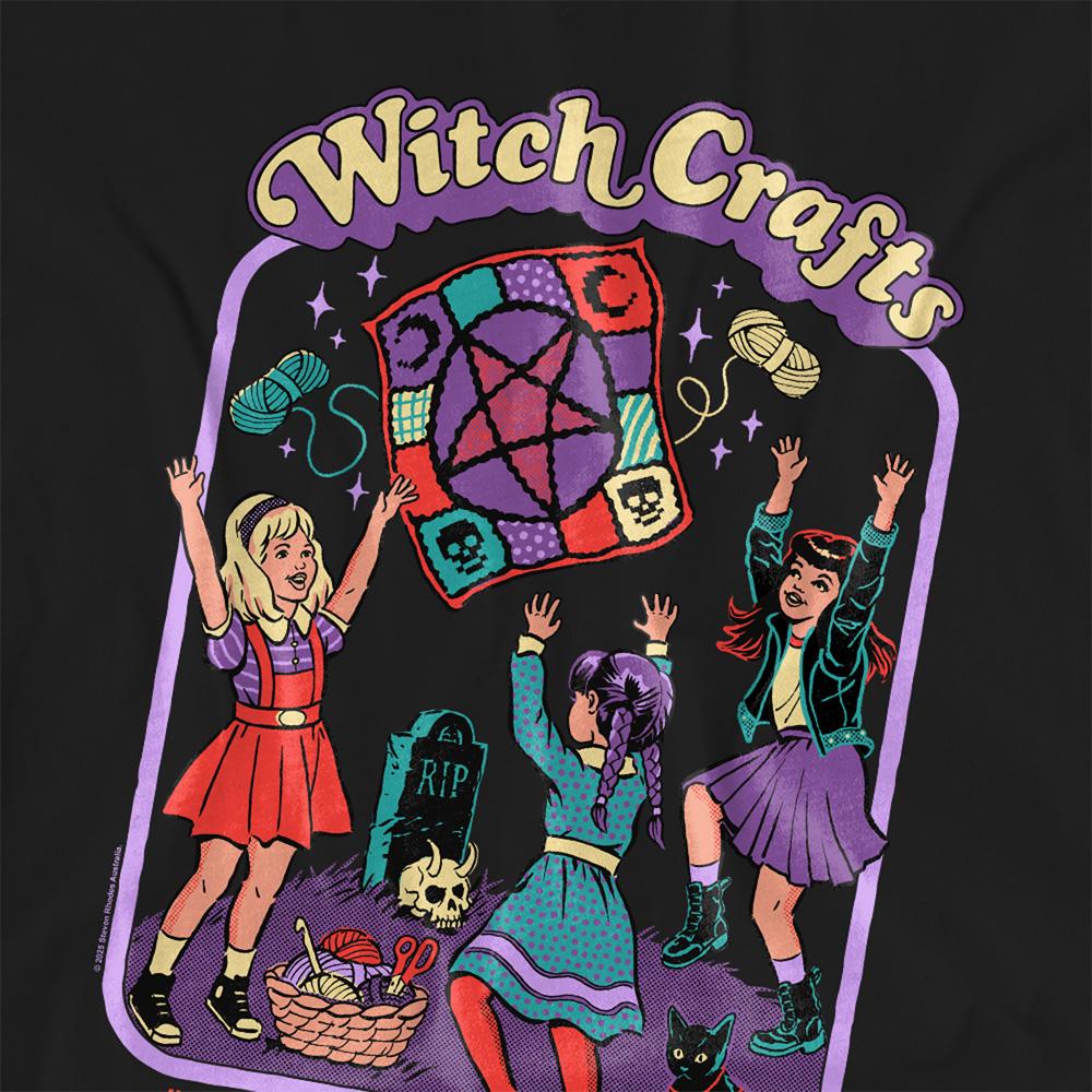 Black - Pack Shot - Steven Rhodes Womens-Ladies Witch Crafts T-Shirt