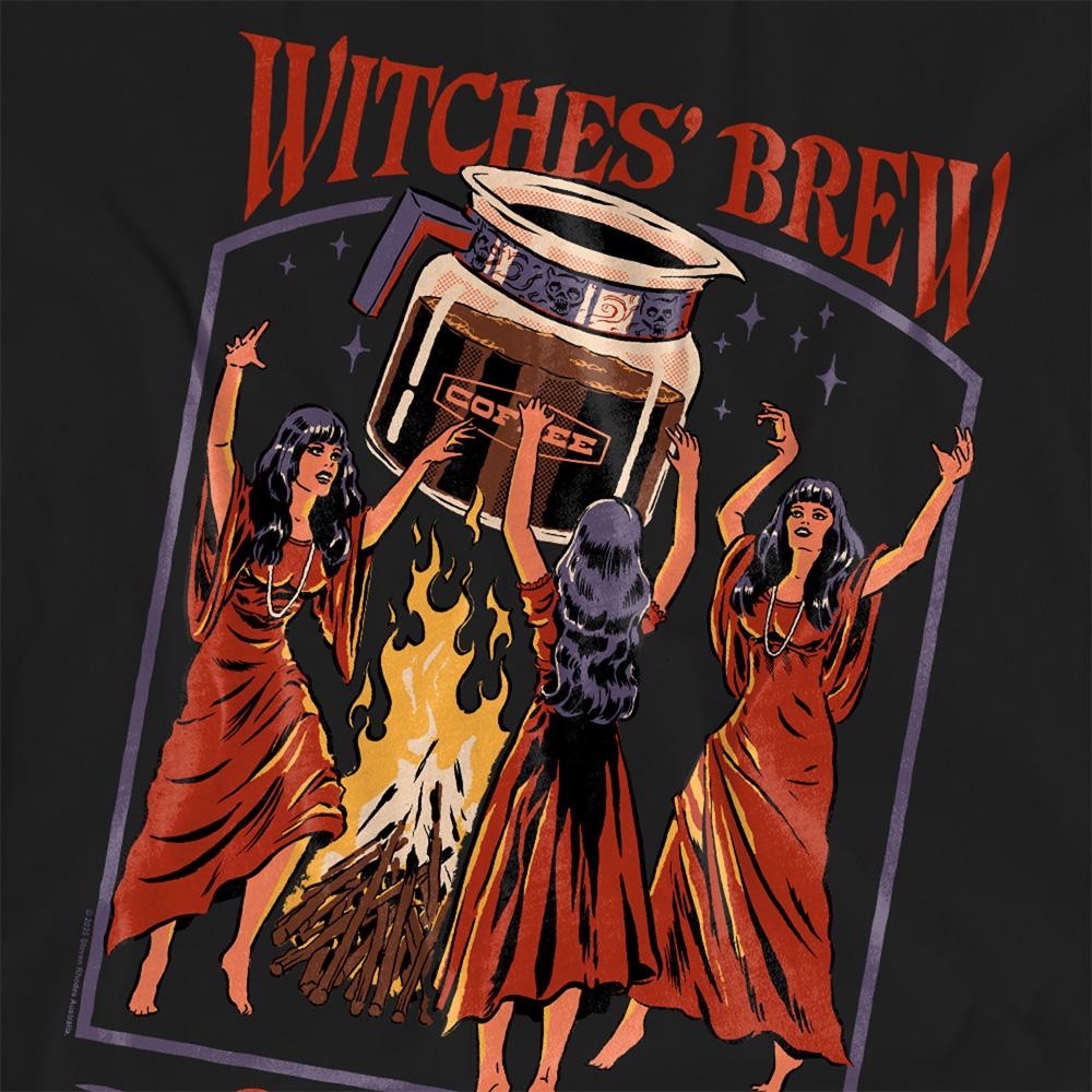 Black - Side - Steven Rhodes Womens-Ladies Witches´ Brew T-Shirt