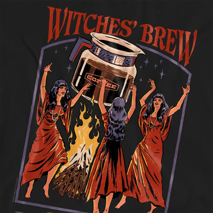 Black - Side - Steven Rhodes Womens-Ladies Witches´ Brew T-Shirt
