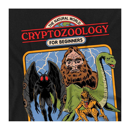 Black - Side - Steven Rhodes Unisex Adult Cryptozoology For Beginners Long-Sleeved T-Shirt