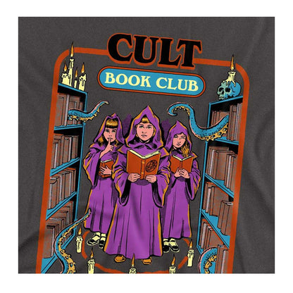Black - Side - Steven Rhodes Unisex Adult Cult Book Club Long-Sleeved T-Shirt