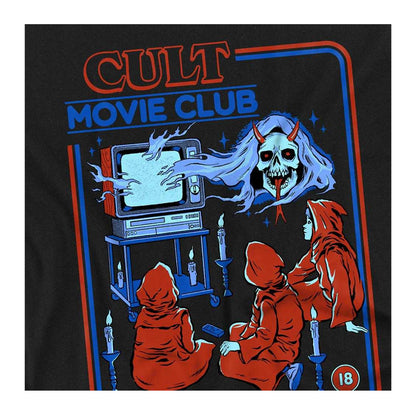 Black - Side - Steven Rhodes Unisex Adult Cult Movie Club Long-Sleeved T-Shirt