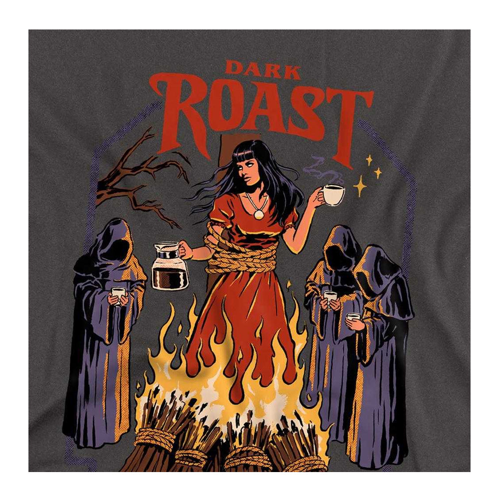 Black - Side - Steven Rhodes Unisex Adult Dark Roast Long-Sleeved T-Shirt