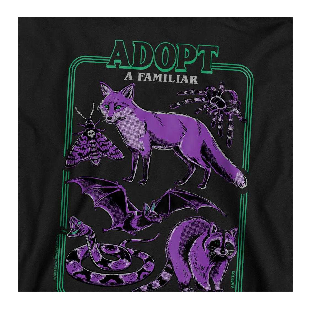 Black - Side - Steven Rhodes Childrens-Kids Adopt A Familiar Part 2 Hoodie