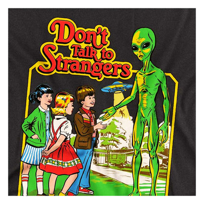 Black - Side - Steven Rhodes Unisex Adult Don´t Talk To Strangers Long-Sleeved T-Shirt