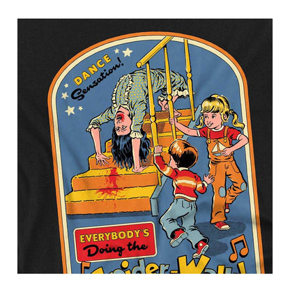 Black - Side - Steven Rhodes Unisex Adult Everyones Doing The Spiderwalk Long-Sleeved T-Shirt
