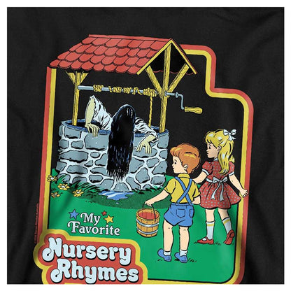 Black - Side - Steven Rhodes Childrens-Kids Nursery Rhymes Hoodie