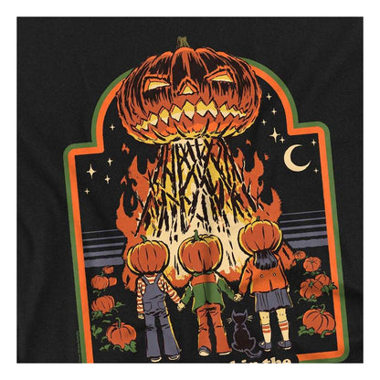 Black - Side - Steven Rhodes Unisex Adult Pumpkin Master Long-Sleeved T-Shirt