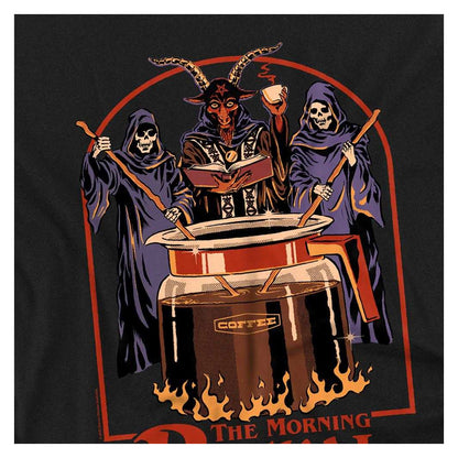 Black - Side - Steven Rhodes Unisex Adult The Morning Ritual Long-Sleeved T-Shirt