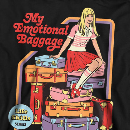 Black - Side - Steven Rhodes Unisex Adult My Emotional Baggage Sweatshirt