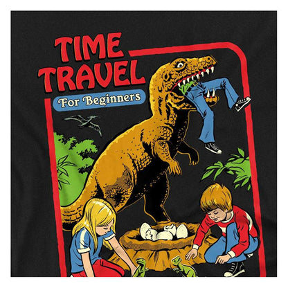 Black - Side - Steven Rhodes Unisex Adult Time Travel Long-Sleeved T-Shirt