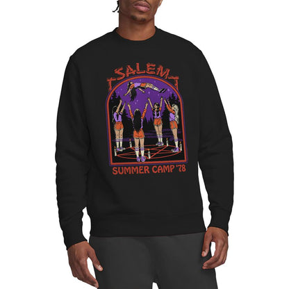 Black - Back - Steven Rhodes Unisex Adult Salem Summer Camp Sweatshirt