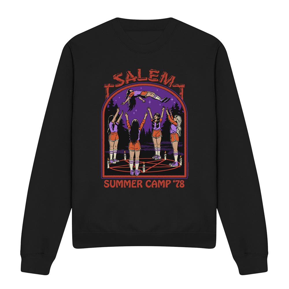 Black - Front - Steven Rhodes Unisex Adult Salem Summer Camp Sweatshirt