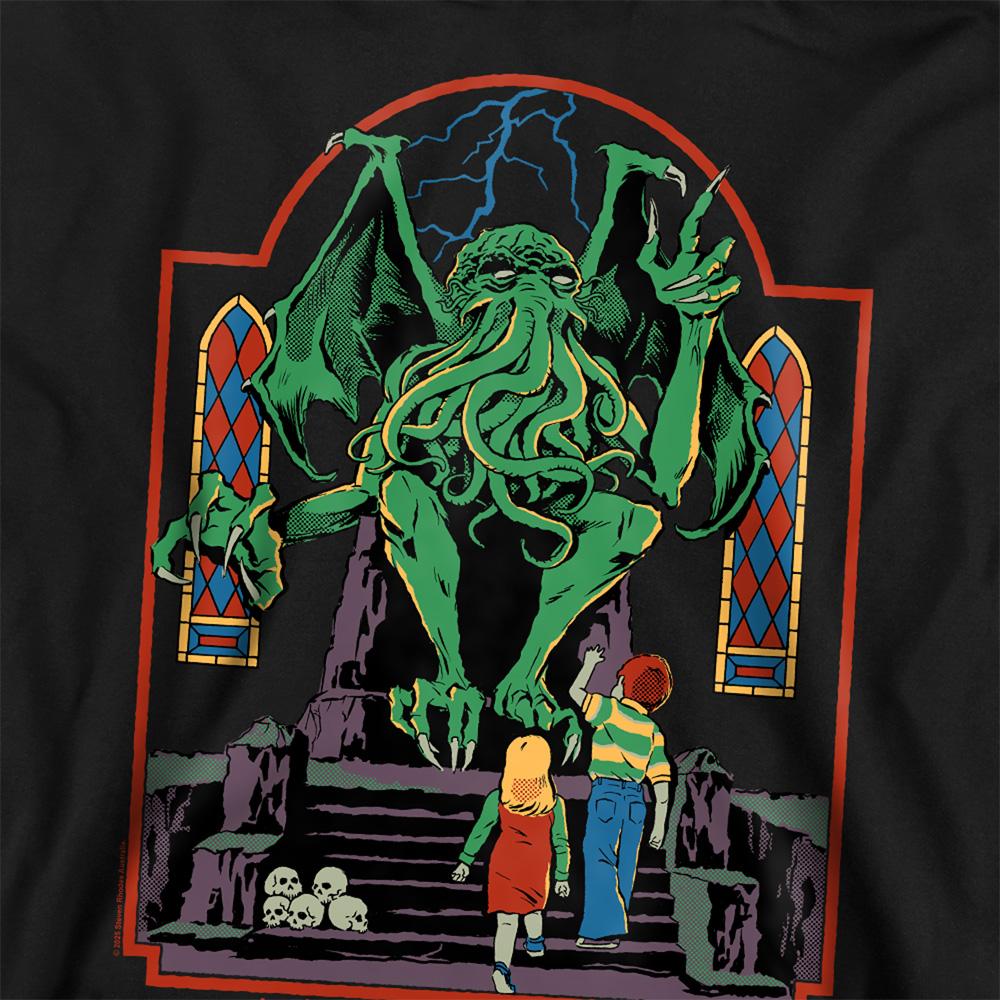 Black - Side - Steven Rhodes Unisex Adult Trust In God Sweatshirt