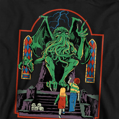 Black - Side - Steven Rhodes Unisex Adult Trust In God Sweatshirt