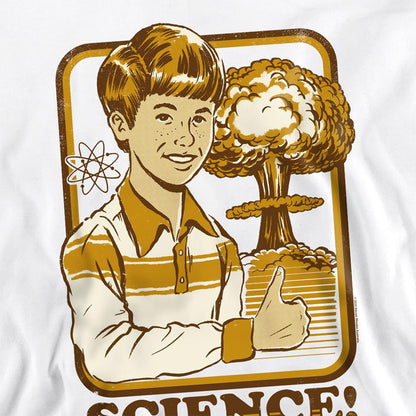White - Side - Steven Rhodes Unisex Adult Science Sweatshirt
